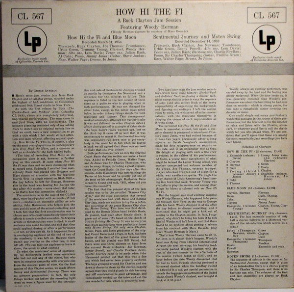 Buck Clayton - How Hi The Fi (Vinyl, LP, Mono)