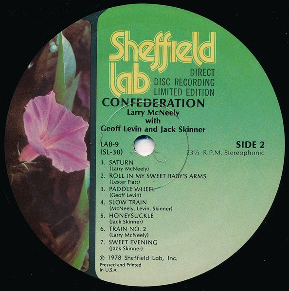 Larry McNeely - Confederation (Vinyl, LP, Album, Limited Edition, S...