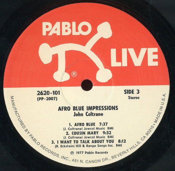 John Coltrane - Afro Blue Impressions (2xVinyl, LP, Album) Very Good (VG) / Very Good (VG)
