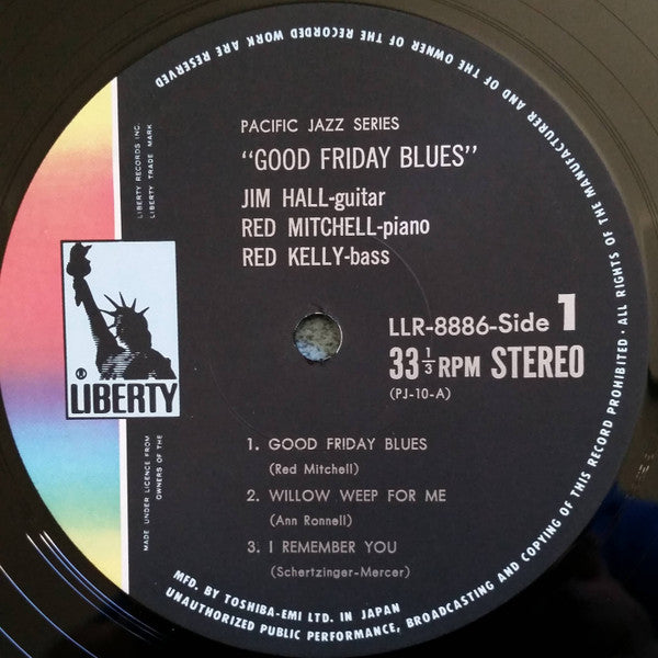 Jim Hall - Good Friday Blues: The Modest Jazz Trio (Vinyl, LP, Album, Reissue, Stereo) Very Good (VG) / Very Good Plus (VG+)