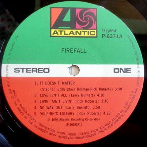 Firefall - Firefall (Vinyl, LP, Album, Reissue) Very Good Plus (VG+) / Very Good Plus (VG+)