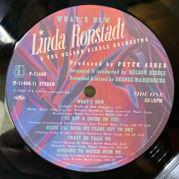 Linda Ronstadt - What's New (Vinyl, LP, Album, Stereo)