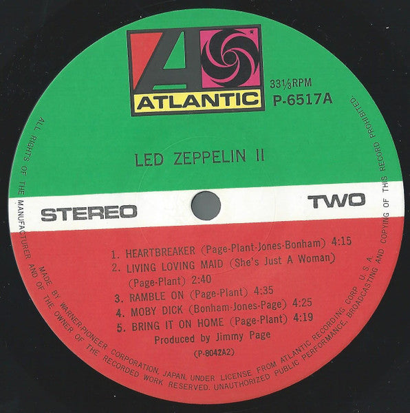 Led Zeppelin - Led Zeppelin II = レッド・ツェッペリン II (Vinyl, LP, Album, L...