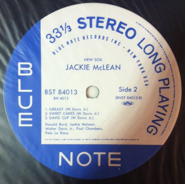Jackie McLean - New Soil (Vinyl, LP, Album, Limited Edition, Reissue, Stereo) Very Good Plus (VG+) / Near Mint (NM or M-)