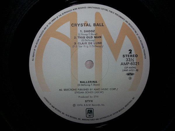 Styx - Crystal Ball (Vinyl, LP, Album, Reissue)