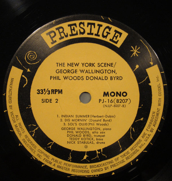 George Wallington Quintet - The New York Scene (Vinyl, LP, Album, R...