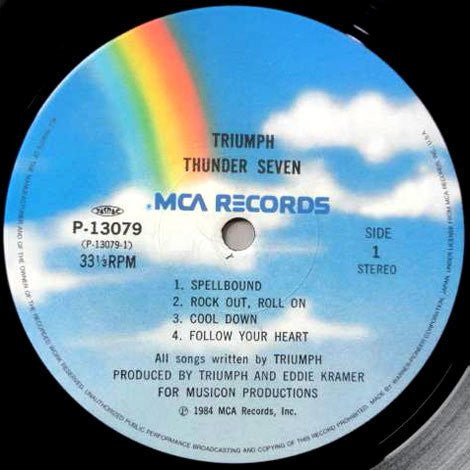 Triumph (2) - Thunder Seven (Vinyl, LP, Album)