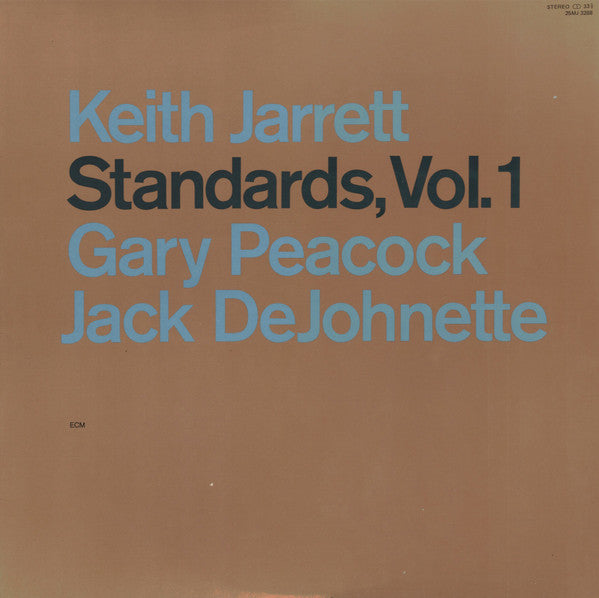 Keith Jarrett - Standards, Vol. 1 (Vinyl, LP, Album) Very Good Plus (VG+) / Very Good Plus (VG+)