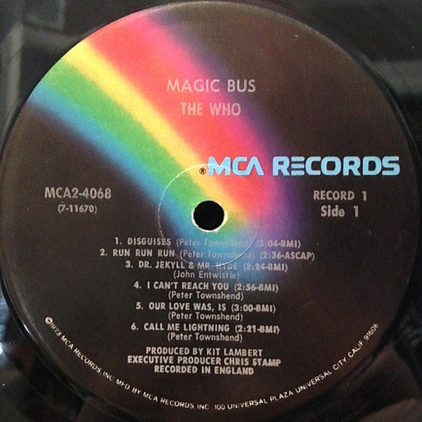 The Who - Magic Bus / My Generation (Vinyl, Vinyl, All Media, LP, Album, LP, Album, Compilation, Deluxe Edition) Very Good (VG) / Very Good (VG)
