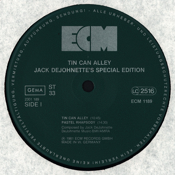 Jack DeJohnette's Special Edition - Tin Can Alley (Vinyl, LP, Album...