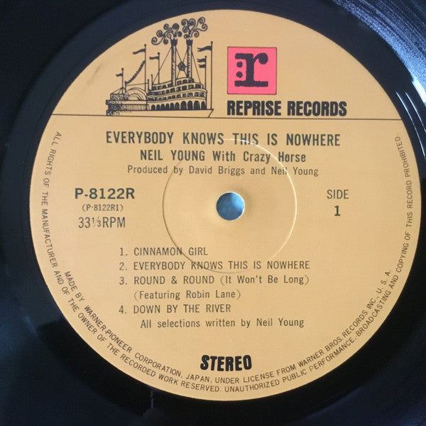 Neil Young - Everybody Knows This Is Nowhere (Vinyl, LP, Album, Reissue) Very Good Plus (VG+) / Very Good (VG)