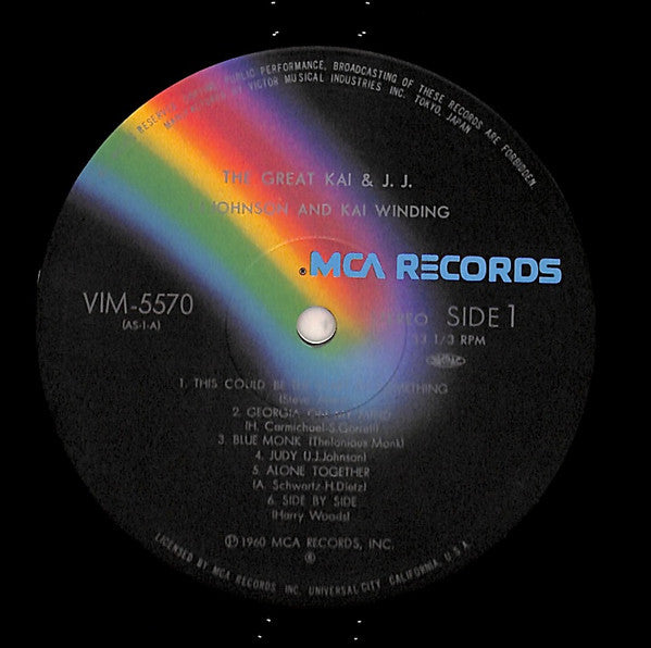 JJ Johnson - The Great Kai & JJ (Vinyl, LP, Album, Reissue, Stereo) Very Good Plus (VG+) / Very Good Plus (VG+)