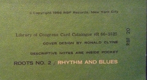 Various - Roots: Rhythm And Blues (Vinyl, LP, Compilation) Good Plus (G+) / Good Plus (G+)