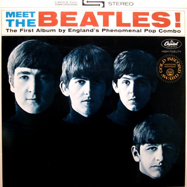 The Beatles - Meet The Beatles! (Vinyl, LP, Album, Reissue, Stereo) Very Good (VG) / Very Good Plus (VG+)