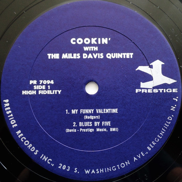 The Miles Davis Quintet - Cookin' With The Miles Davis Quintet (Vinyl, LP, Album, Reissue, Mono) Good Plus (G+) / Very Good Plus (VG+)