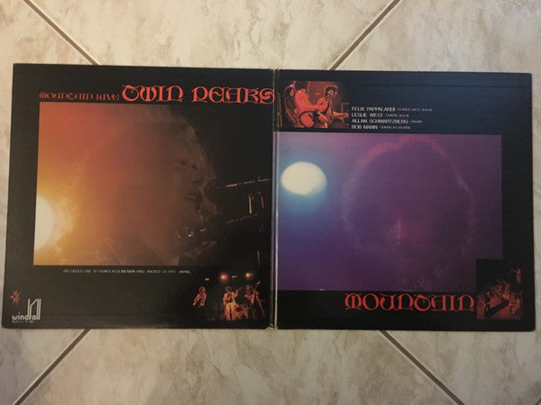 Mountain - Twin Peaks (2xVinyl, LP, Album, Quadraphonic) Very Good Plus (VG+) / Good Plus (G+)