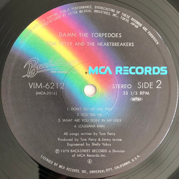 Tom Petty And The Heartbreakers - Damn The Torpedoes (Vinyl, LP, Album, Stereo) Very Good (VG) / Very Good (VG)