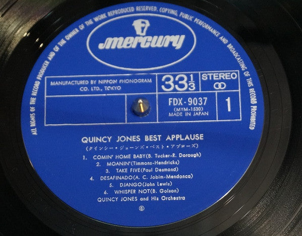 Quincy Jones - Best Applause (2xVinyl, LP, Compilation) Very Good Plus (VG+) / Very Good (VG)