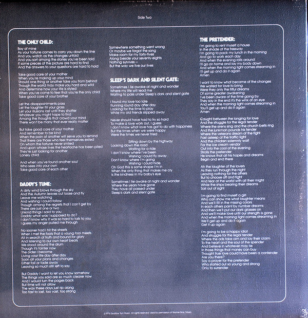 Jackson Browne - The Pretender (Vinyl, LP, Album, Reissue) Very Good Plus (VG+) / Very Good Plus (VG+)
