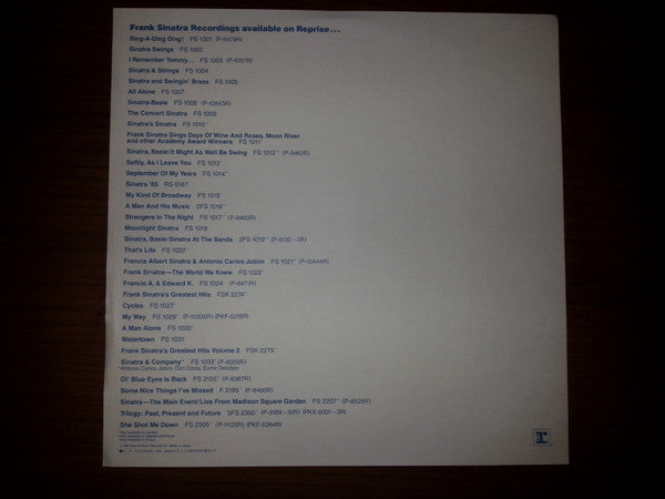 Frank Sinatra - She Shot Me Down (Vinyl, LP, Album, Promo) Very Good Plus (VG+) / Very Good Plus (VG+)