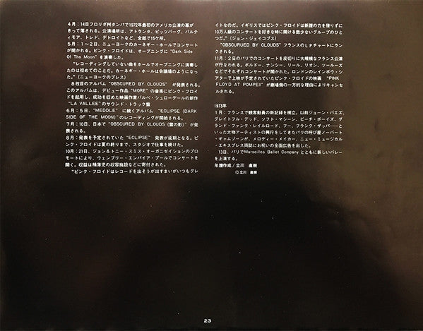 Pink Floyd - The Dark Side Of The Moon = 狂気 (Vinyl, LP, Album, Repress, Stereo) Near Mint (NM or M-) / Very Good Plus (VG+)