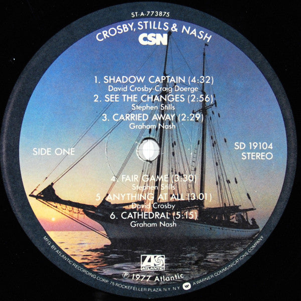 Crosby, Stills & Nash - CSN (Vinyl, LP, Album, Stereo)