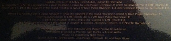 Deep Purple - Made In Japan (2xVinyl, LP, Album, Limited Edition, Numbered, Reissue, Remastered) Very Good Plus (VG+) / Very Good Plus (VG+)