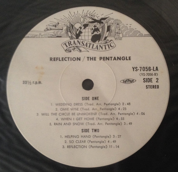 Pentangle - Reflection (Vinyl, LP, Album, Stereo) Very Good Plus (VG+) / Very Good Plus (VG+)