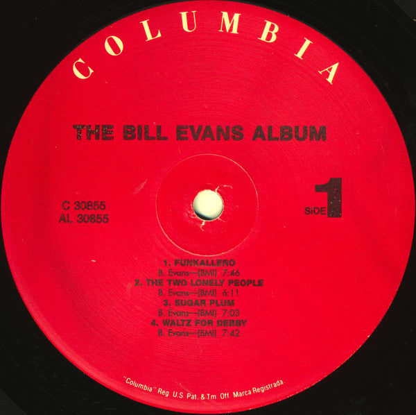 Bill Evans - The Bill Evans Album (Vinyl, LP, Album, Reissue, Stereo) Very Good (VG) / Very Good (VG)