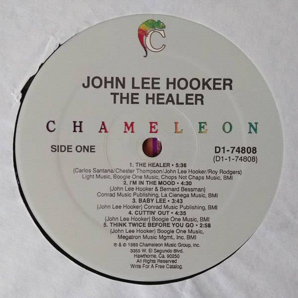 John Lee Hooker - The Healer (Vinyl, LP, Album) Very Good (VG) / Very Good Plus (VG+)