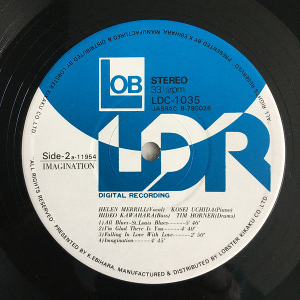 Helen Merrill - Imagination (Vinyl, LP, Limited Edition) Near Mint (NM or M-) / Very Good Plus (VG+)