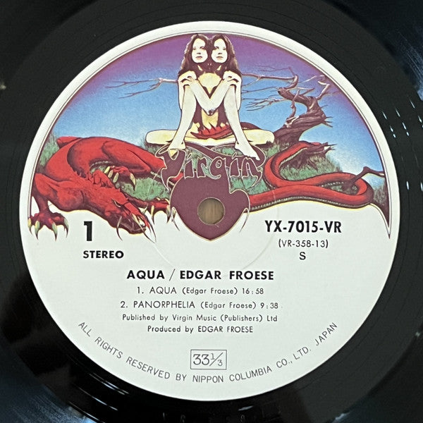 Edgar Froese - Aqua (Vinyl, LP, Album) Very Good Plus (VG+) / Very Good Plus (VG+)