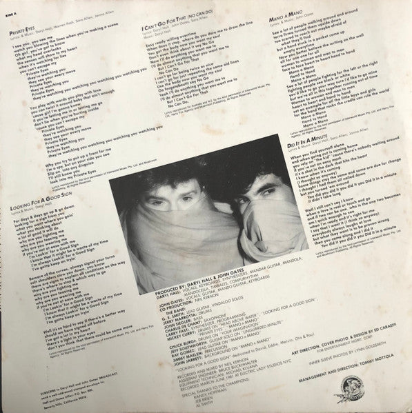 Daryl Hall & John Oates - Private Eyes (Vinyl, LP, Album) Very Good (VG) / Very Good Plus (VG+)