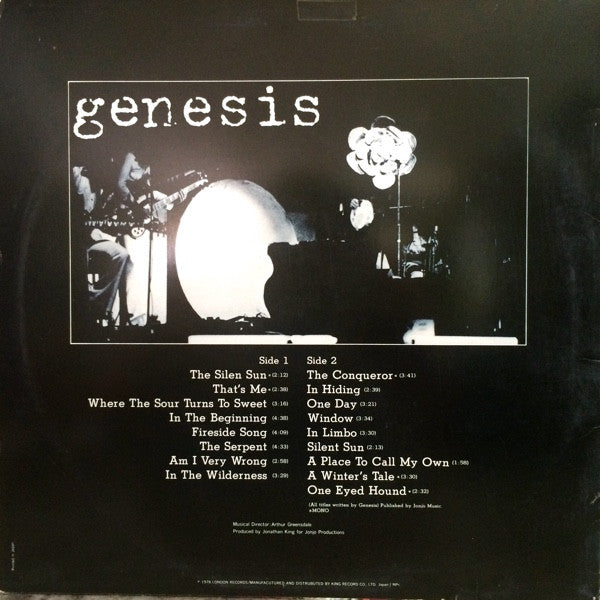 Genesis - Genesis (Vinyl, LP, Album, Misprint, Reissue, Stereo, Mono) Very Good Plus (VG+) / Good Plus (G+)