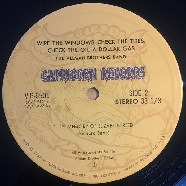 The Allman Brothers Band - Wipe The Windows, Check The Oil, Dollar ...