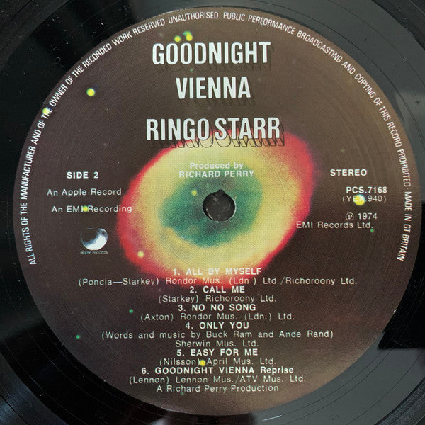 Ringo Starr - Goodnight Vienna (Vinyl, LP, Album, Stereo)