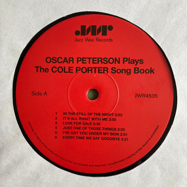 Oscar Peterson - Oscar Peterson Plays The Cole Porter Song Book (Vinyl, LP, Album, Reissue, Stereo) Very Good Plus (VG+) / Very Good Plus (VG+)