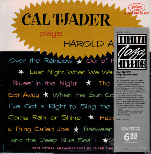 Cal Tjader - Cal Tjader Plays Harold Arlen (Vinyl, LP, Album, Reissue, Remastered) Very Good (VG) / Very Good Plus (VG+)