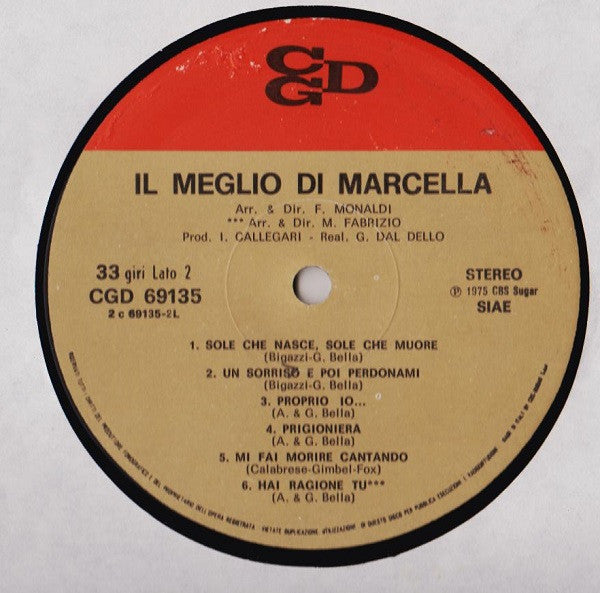 Marcella Bella - Il Meglio Di Marcella (Vinyl, LP, Compilation) Very Good (VG) / Very Good (VG)