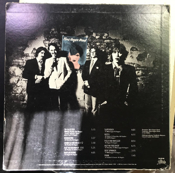 Nina Hagen Band - Nina Hagen Band (Vinyl, LP, Album, Stereo) Near Mint (NM or M-) / Very Good Plus (VG+)
