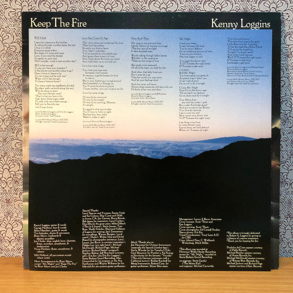 Kenny Loggins - Keep The Fire (Vinyl, LP, Album) Very Good (VG) / Very Good (VG)