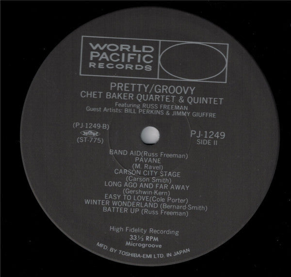 Chet Baker - Pretty/Groovy (Vinyl, LP, Compilation, Reissue, Mono) Near Mint (NM or M-) / Very Good Plus (VG+)