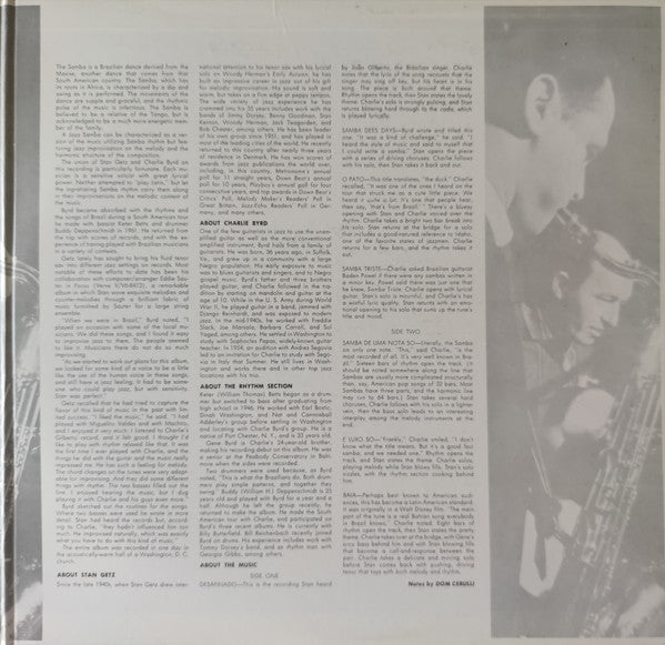 Stan Getz - Jazz Samba (Vinyl, LP, Album, Reissue, Stereo) Very Good Plus (VG+) / Very Good Plus (VG+)
