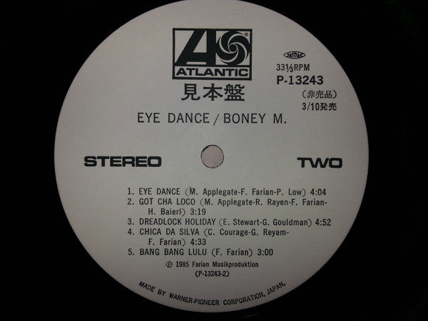 Boney M. - Eye Dance (Vinyl, LP, Album, Promo) Very Good (VG) / Very Good (VG)