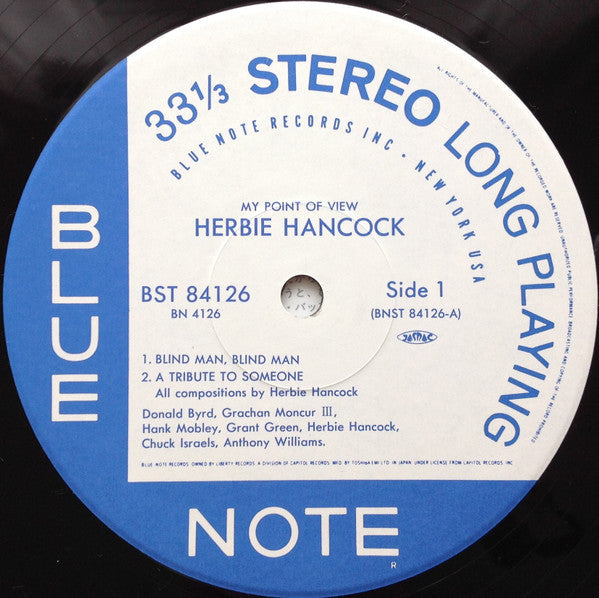 Herbie Hancock - My Point Of View (Vinyl, LP, Album, Stereo, Reissue) Near Mint (NM or M-) / Near Mint (NM or M-)