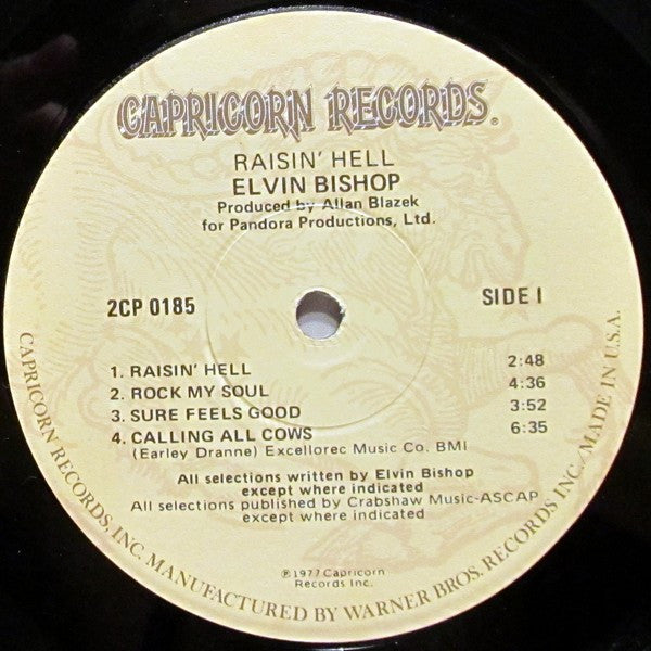 Elvin Bishop - Raisin' Hell (2xVinyl, LP, Album) Very Good Plus (VG+) / Very Good (VG)