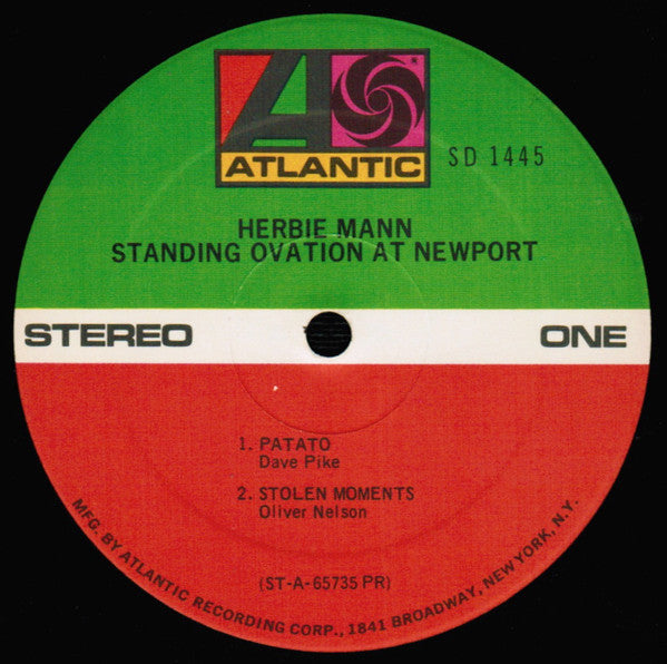 Herbie Mann - Standing Ovation At Newport (Vinyl, LP, Album, Repress, Stereo) Very Good Plus (VG+) / Very Good Plus (VG+)