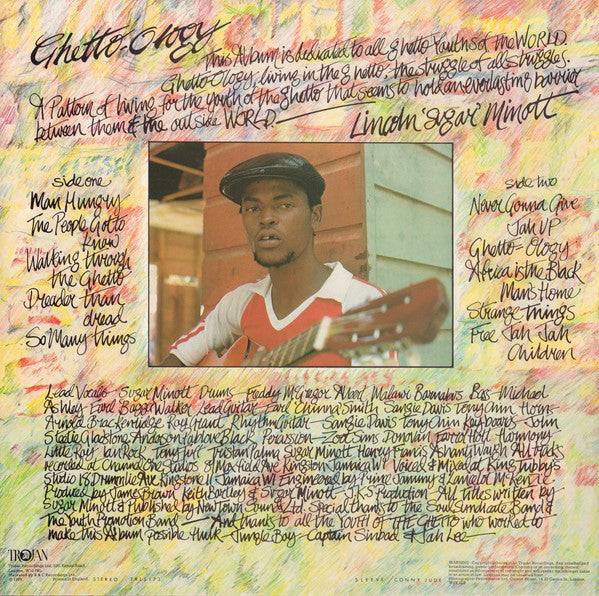 Sugar Minott - Ghetto-Ology (Vinyl, LP, Album, Repress) Very Good (VG) / Very Good Plus (VG+)