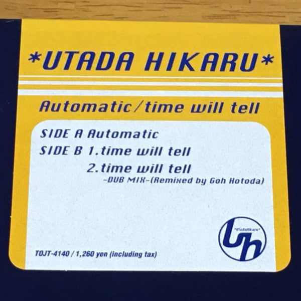 Utada Hikaru - Automatic / Time Will Tell (Vinyl, 12", 45 RPM) Near Mint (NM or M-) / Near Mint (NM or M-)