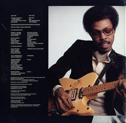Cornell Dupree - Shadow Dancing (Vinyl, LP, Album, Stereo) Very Good (VG) / Very Good Plus (VG+)